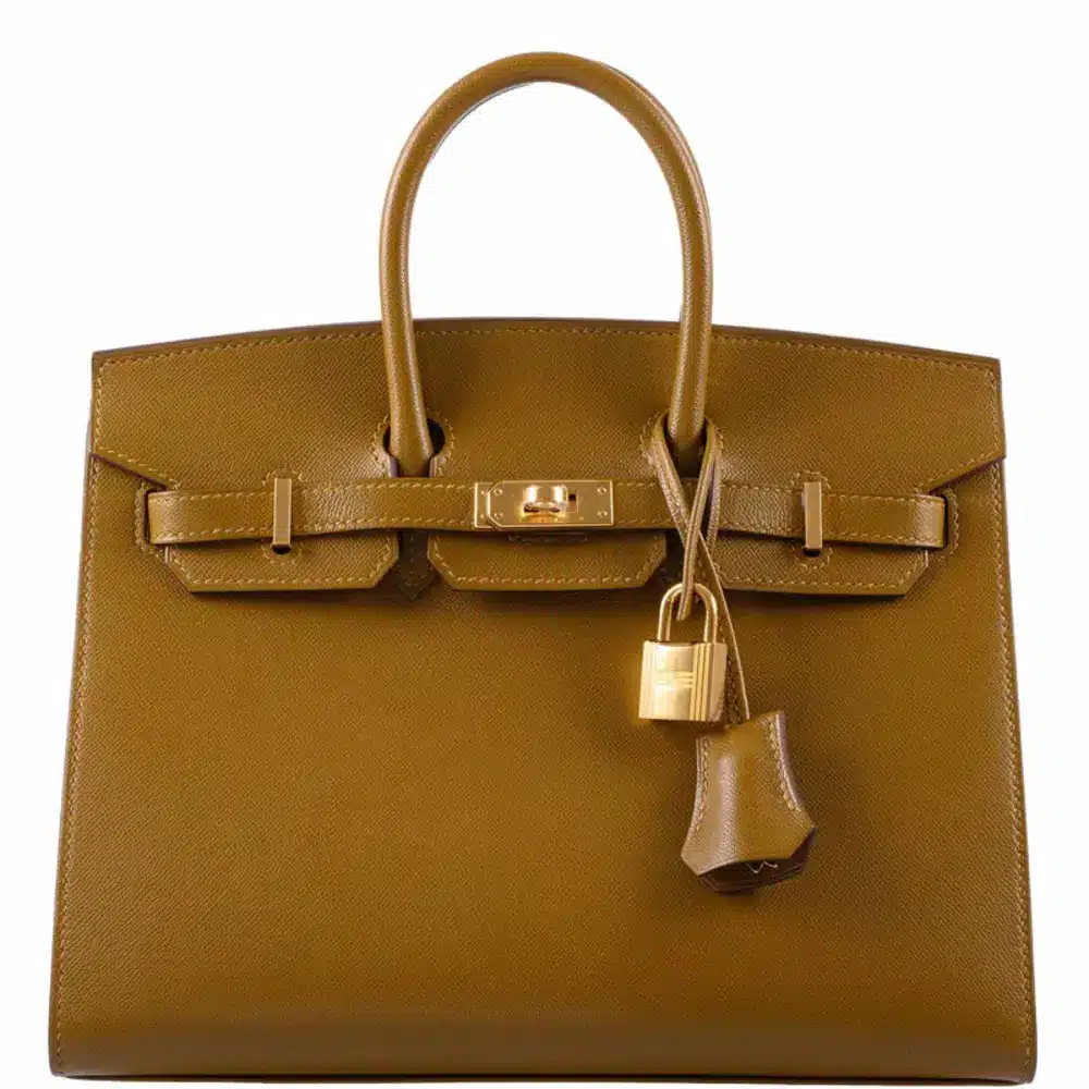 replica hermes bags Hermès Birkin 25 Sellier Bronze Dore Madame Grain Gold Hardware