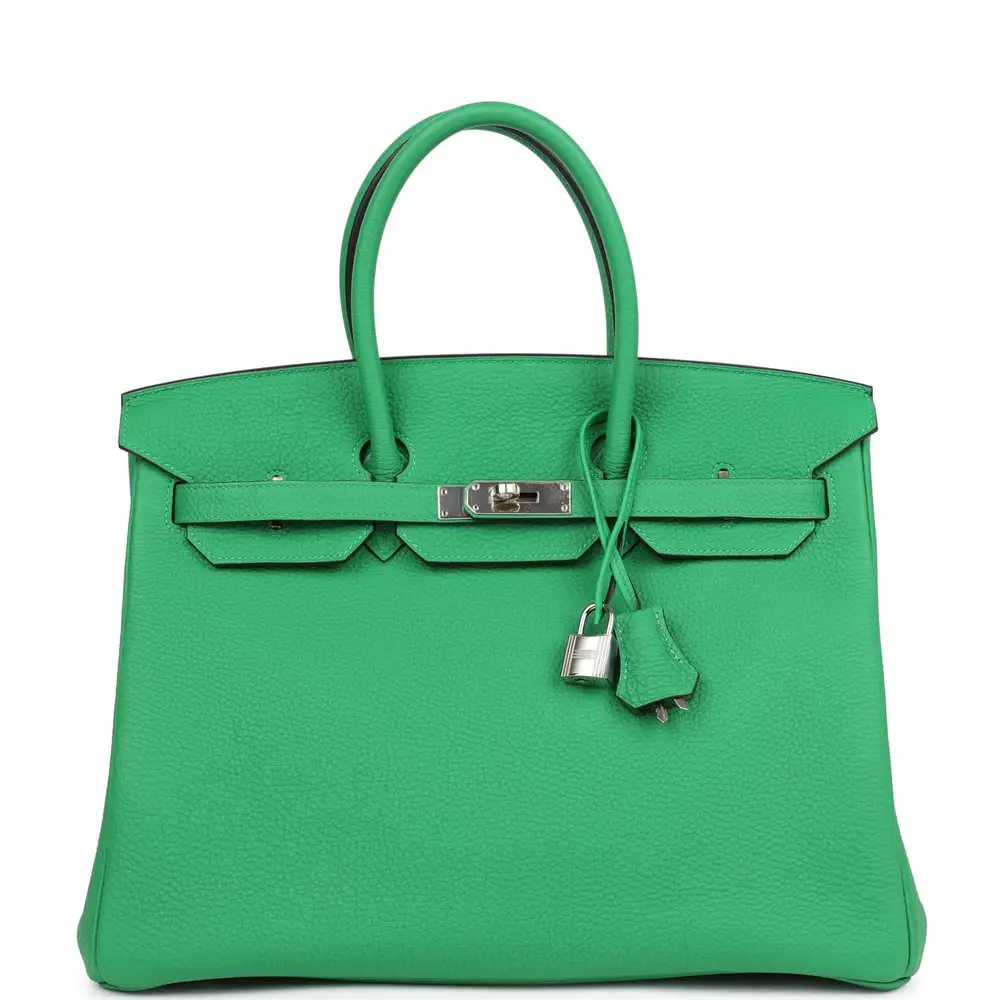 replica hermes bags Hermès Birkin 35 Bambou Togo Palladium Hardware