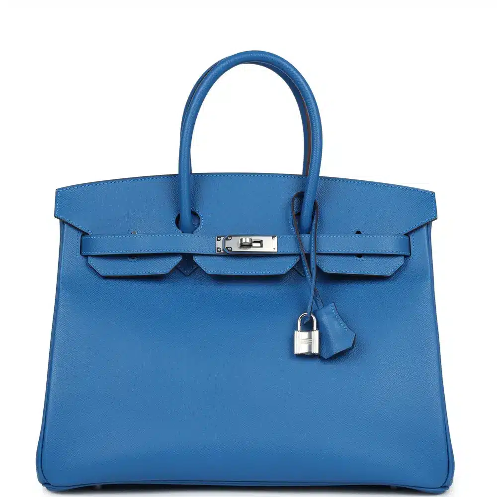 replica hermes bags Hermès Birkin 35 Mykonos Epsom Palladium Hardware
