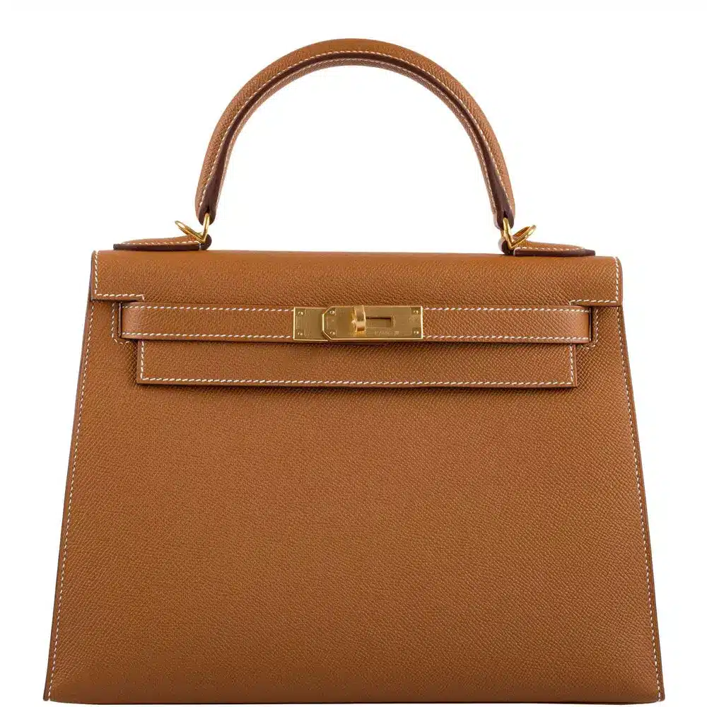 Hermès Kelly 28 Sellier Gold Epsom Gold Hardware Replica designer handbags